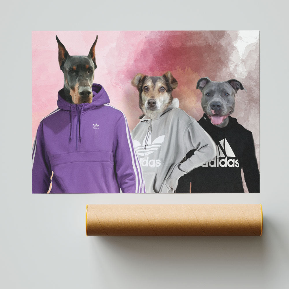 Trzy ziomeczki - plakat