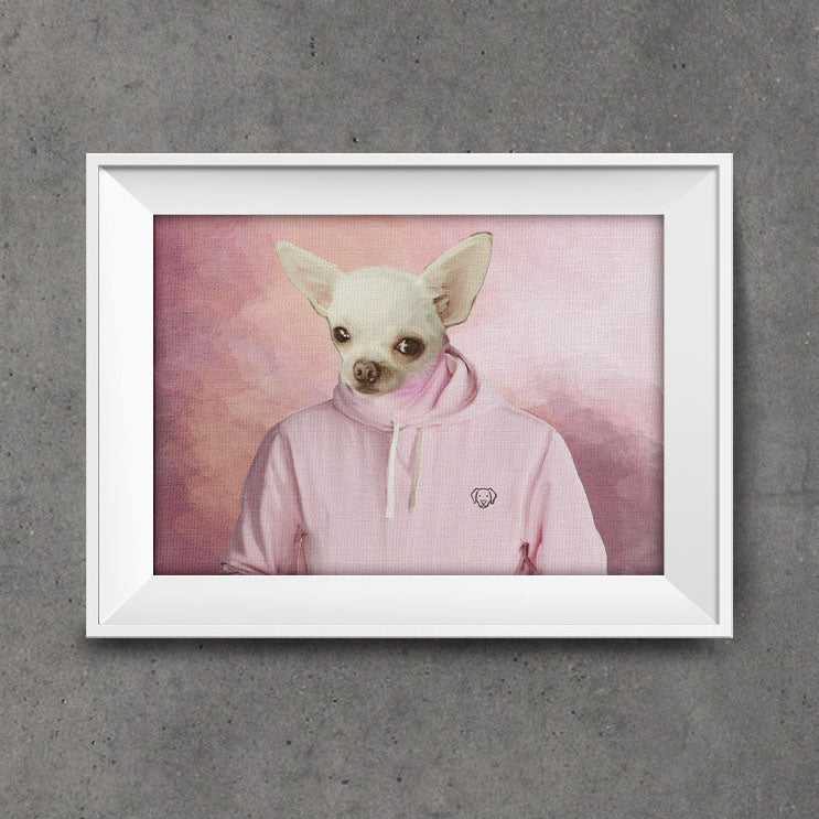 Pink Hoodie - Ramka