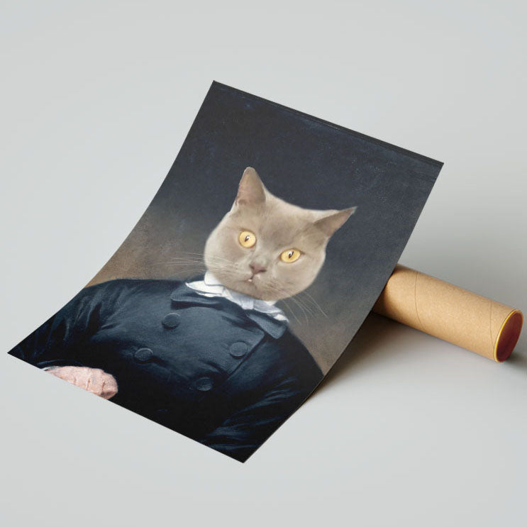 Pupil w czerni- plakat