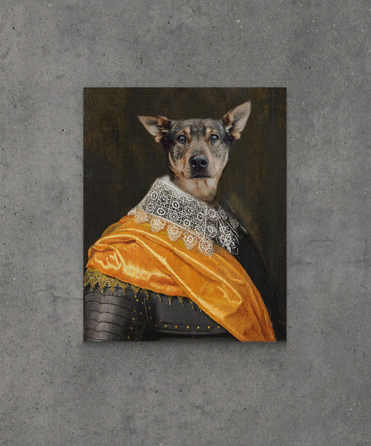 portret psa jako ksiaze